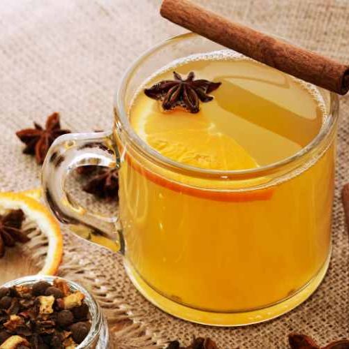 non-alcoholic Apple Cider Spiced Rum Mocktail