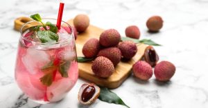lychee mocktails