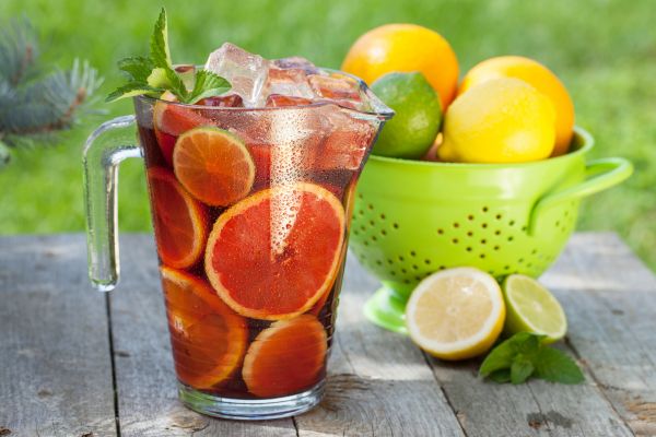 Fruit Punch Mocktail - The Mindful Mocktail