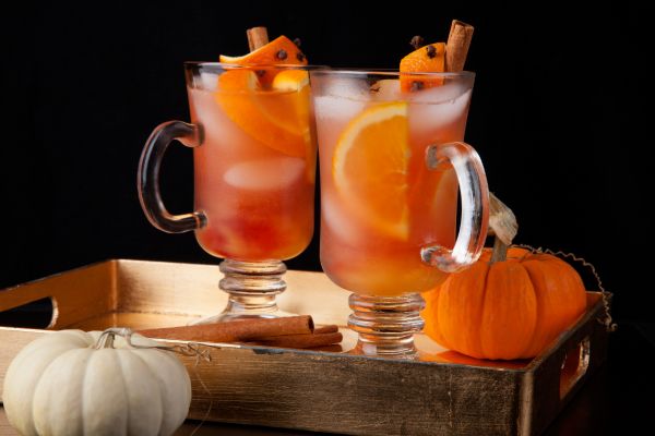 Pumpkin Apple Cider Mocktails - Healthy Little Vittles