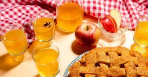 apple cider mocktail